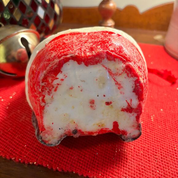 Vintage 80's Santa Candle/ Original Packaging/kitsch Never Burned - Picture 5 of 5